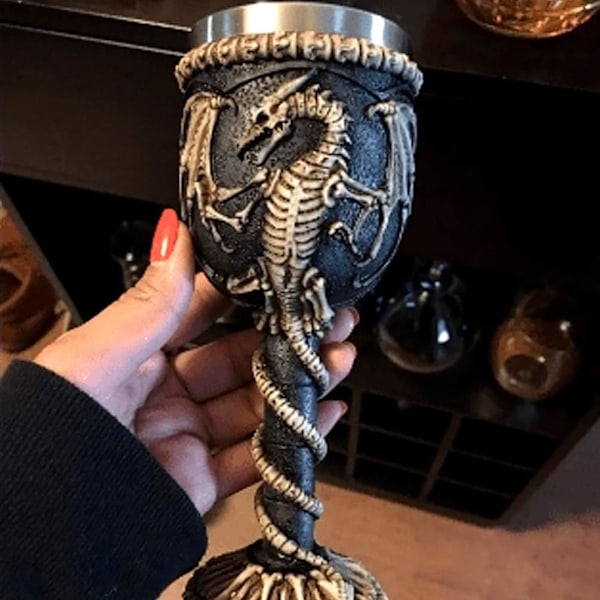 Middelalder GOT Draget Kalk Goblet Dungeons & Dragons Spill Gaveideer av Thrones Merchandise Drikkekopp Kar wi