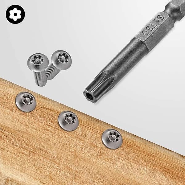 12 stk. 1/4\" Hex Skaft T5 - T40 Hoved Skruetrækker Sæt Tamper Proof