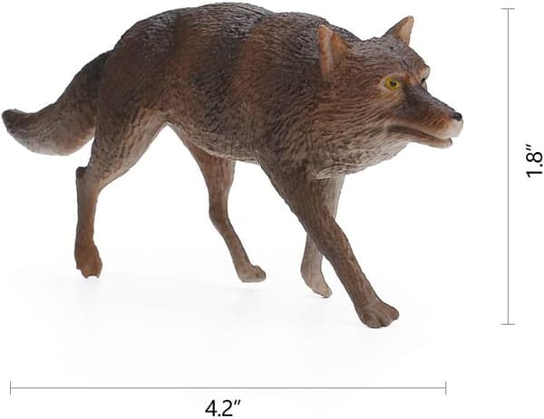 7 st Wolf Toy Figurines Set Wolf Animals Figures (Wolf Set A)