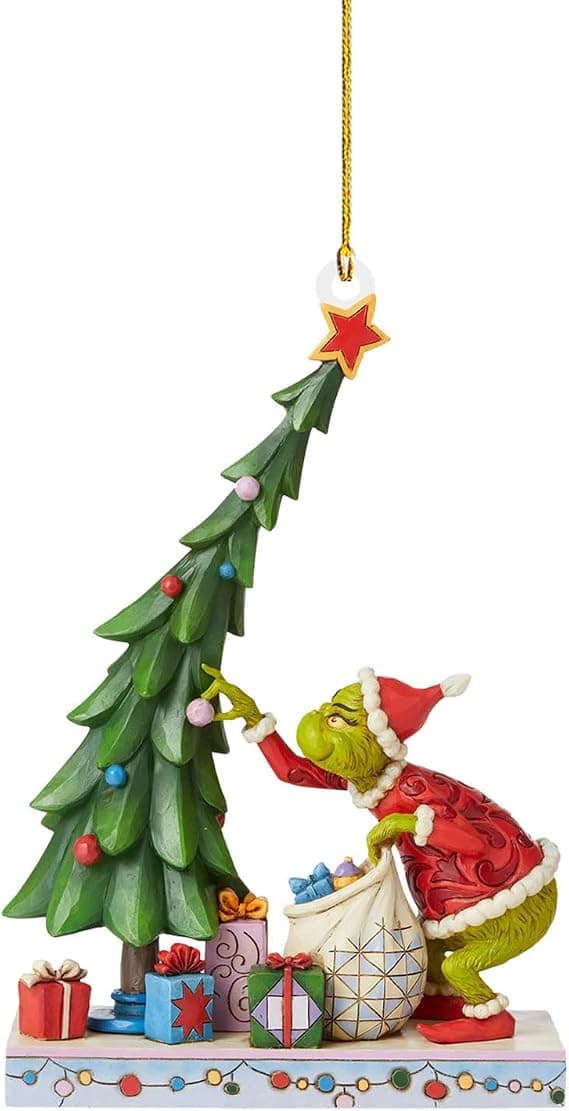 Grinch Julepynt 2023 - Julepynt til Juletreet - Morsom Grønn Julepynt