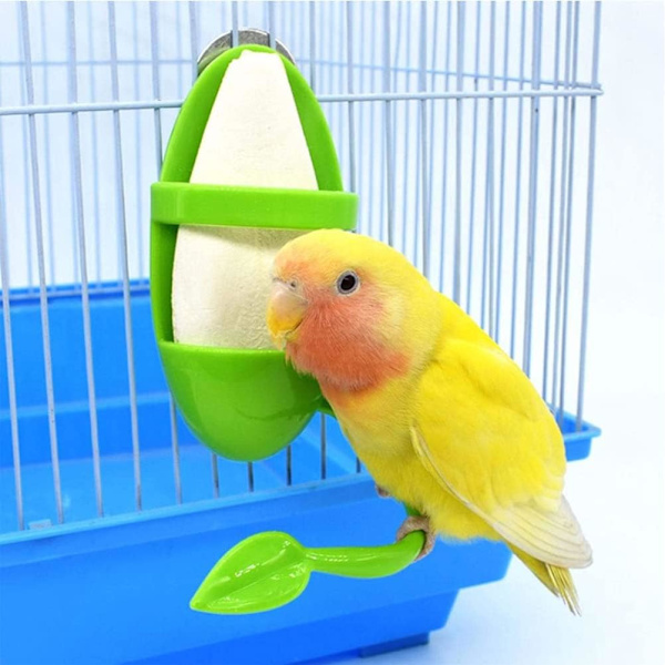 1 kpl Muoviset Cuddle Bone -syöttöhyllyt Papukaijan Häkin Pidikkeet