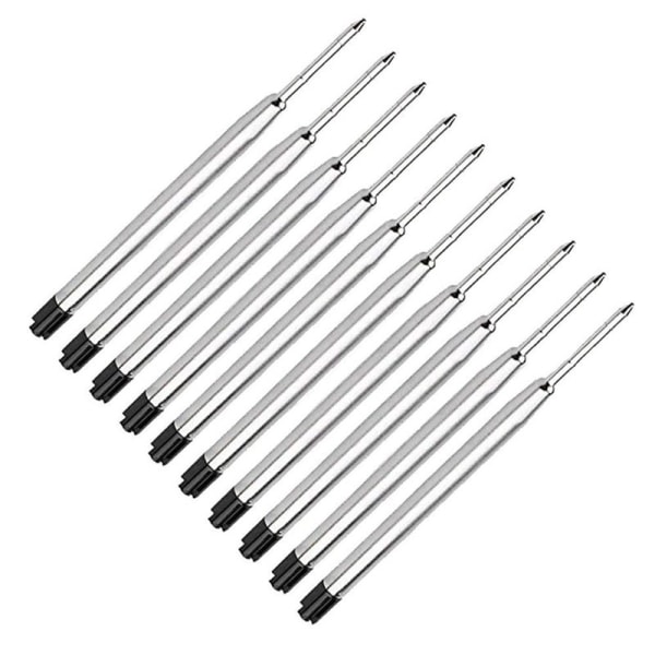 Tatuo 30 stk Utbyttbare Kulepennpatroner Metallpenn