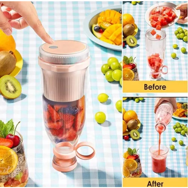 Saftpress Mini Juice Licuadora Bärbar Flaskor