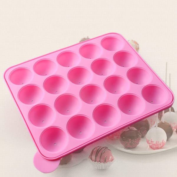 20 Huleformer for Kakepuff, Runde Lollipopformer