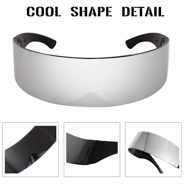 Futuristiset Cyclops Cybervisor -aurinkolasit