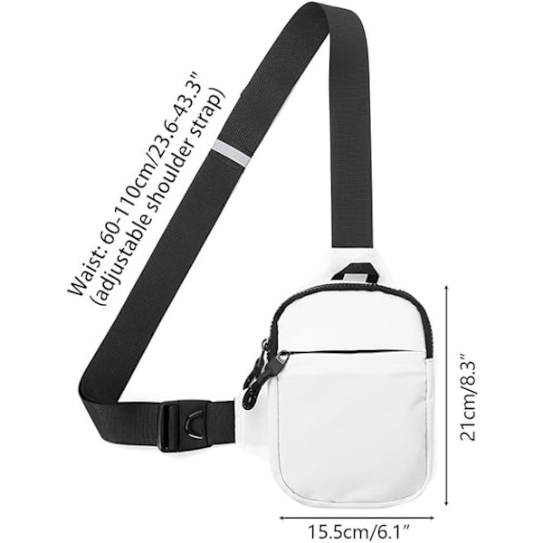 Sling Bags, Vandtæt Bryst Crossbody Taske Med Justerbar Skulderrem Til Mænd & Kvinder Vandreture Rejser Udendørs Sport