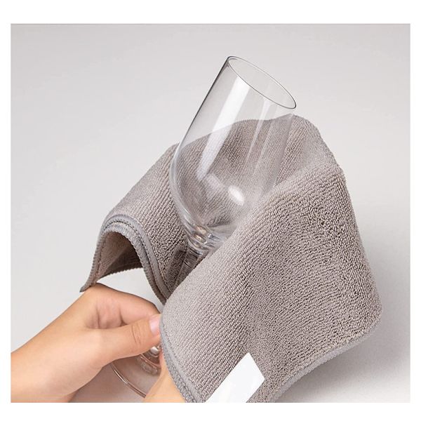 30cm x 30cm Harmaat Mikrokuitu Puhdistusliinat, 12 Pakkausta Paksuja