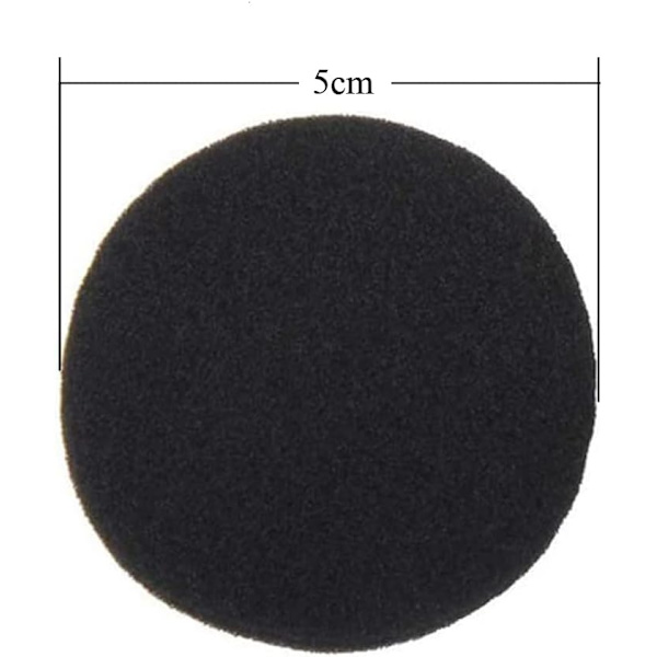 Pakke med 5 par øreputer på 5 cm