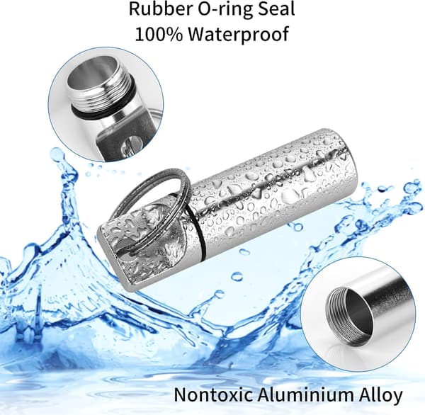 Set med 3 små bärbara aluminiumtablettaskar - Mini Travel