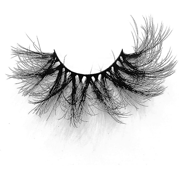 Falska ögonfransar Handgjorda fransar 25mm 8d Fluffy Volume Dramatiska Wispy Långa Falska Ögonfransar Mjuka Återanvändbara Falska Ögonfransar Pack 4 Par D