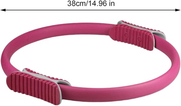 1 stk Rosa Pilates Ring - Bærbar Kroppsring, for Kvinner Tilgjengelig