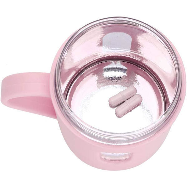 1 st (Rosa) Självvirvlande Kaffe Mugg Smart Varm Dryck Mixer