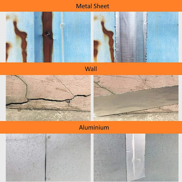 Aluminium Butyl Gummi Super Vandtæt Tape, til Taglækage,