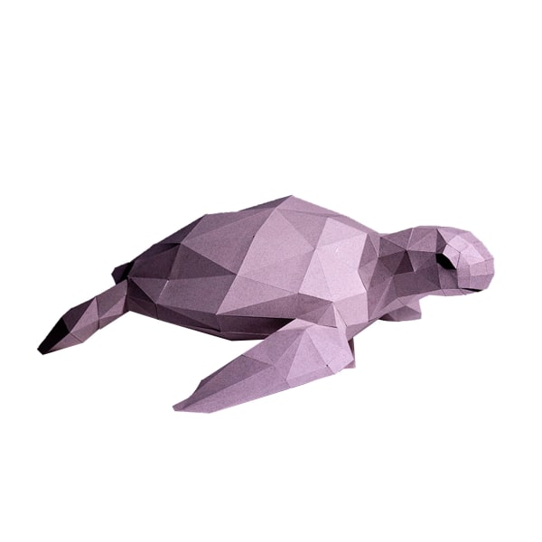 1 kpl 3D The Turtle Geometric Art Kodinsisustuspaperi