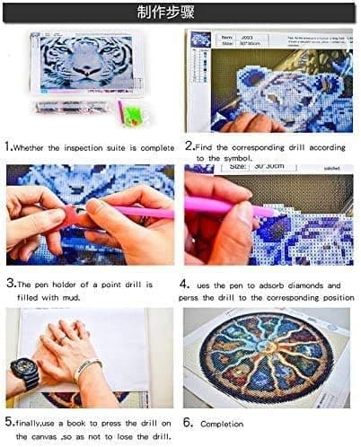 DIY 5D Digital Diamantmålning Kit Kristall Strass