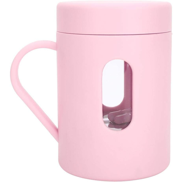 1 st (Rosa) Självvirvlande Kaffe Mugg Smart Varm Dryck Mixer