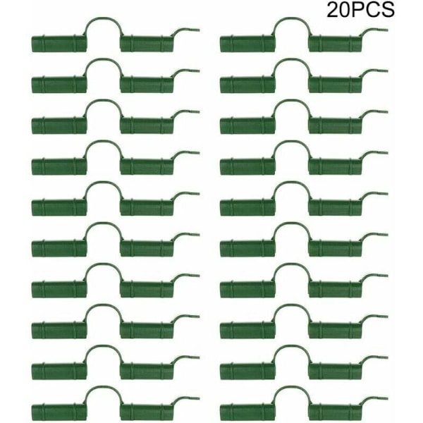 20 kpl kasvihuoneen kiinnitysklipsejä kasvihuoneen putkiklipsejä kiinteä työkalu G