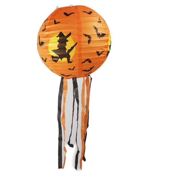 5-pack Halloween Pumpa Papperslyktor Jack-O-Lanterns med