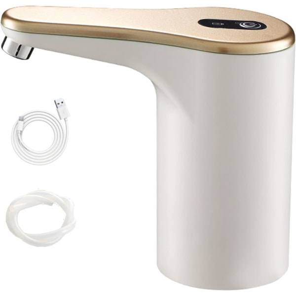 1 stk(gull)USB ladeflaskevannpumpe, vanndispenser