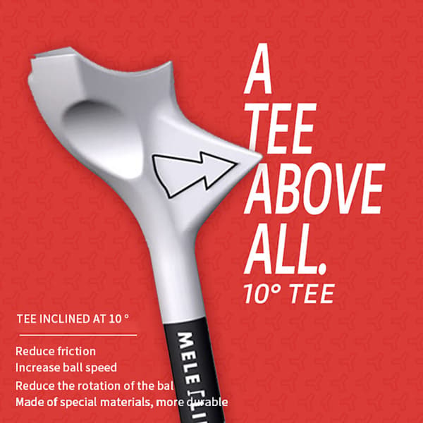 10 st/ask Golf-tee 10 graders tee Golf-tee Slant insättnings tee