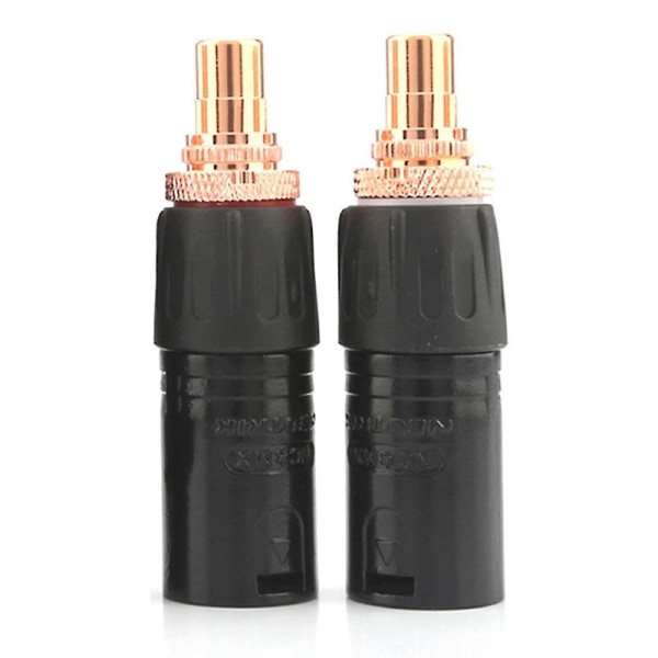 Xlr To Rca Female Socket Adapter Plated Red Rca Plug Compatible With Hifi Audio Connector(xlr Male)