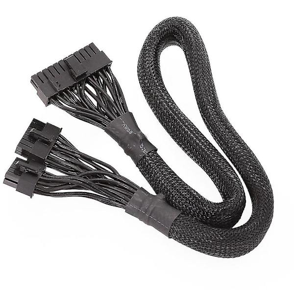 14+10pin til 24 pin Atx strømforsyningskabel 20+4 pin pc psu bundkortkabel til Corsair Ax1500i Ax1