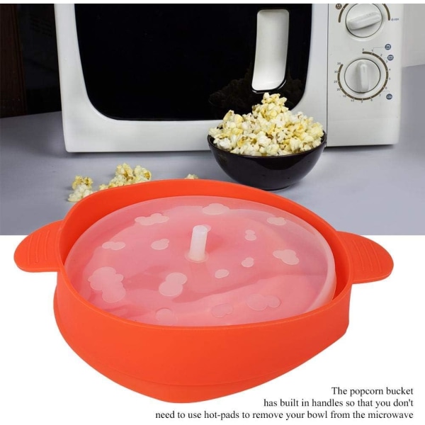 1 piece popcorn popcorn machine, microwave popcorn machine, red