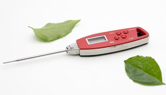 Svart BBQ-termometer Digital mattermometer, Vanntett kjøkken