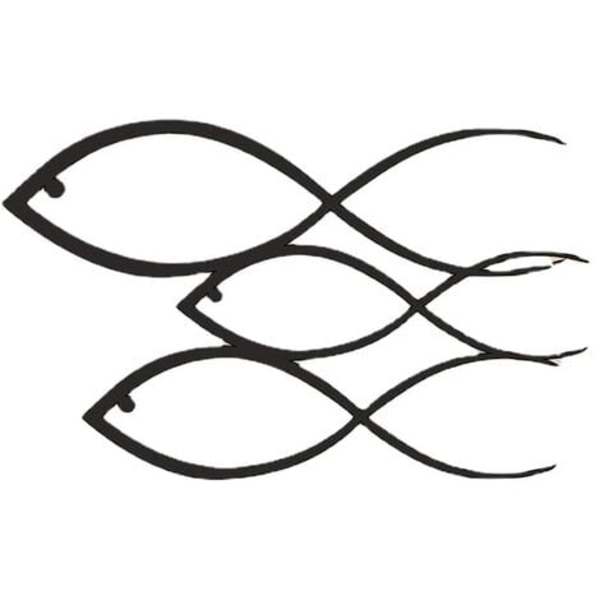 Metallväggdekor - Fisk - Metallväggdekor Hemmakontor Dekor Vardagsrum Sovrumsdekor