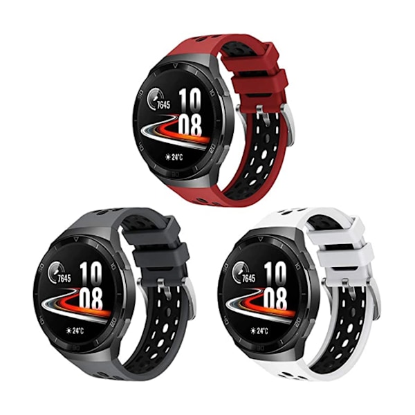 3 kpl Songsier -hihnat yhteensopiva Huawei Watch GT2e:n kanssa, pehmeä