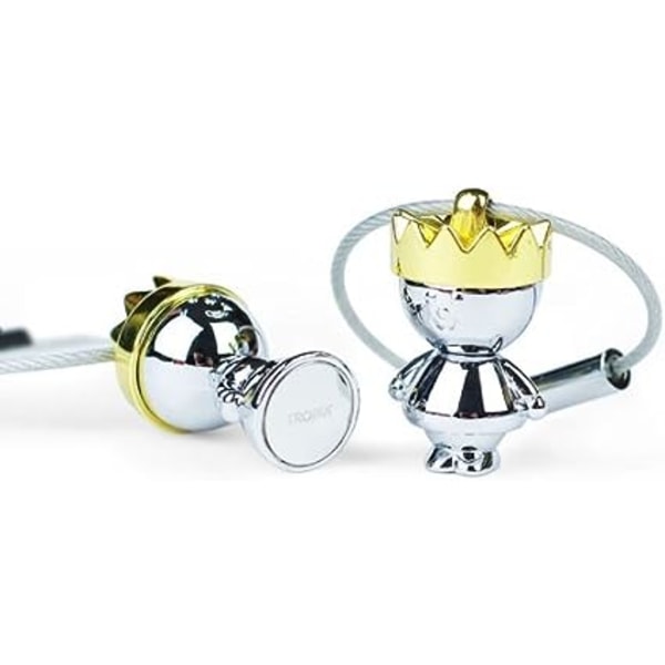 Nyckelring x 2 - liten kung och liten drottning
