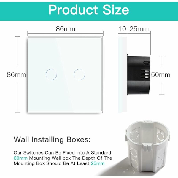 20-pack kraftiga 6 cm S-formade hängande krokar för kök, badrum