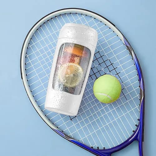 Automatisk Shaker, Proteinshake-flaska, Passande (Vit)