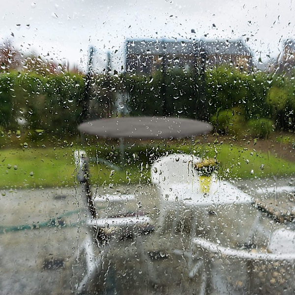 Trampolinöverdrag presenning regn vind trädgård väder damm, svart 1,83 m