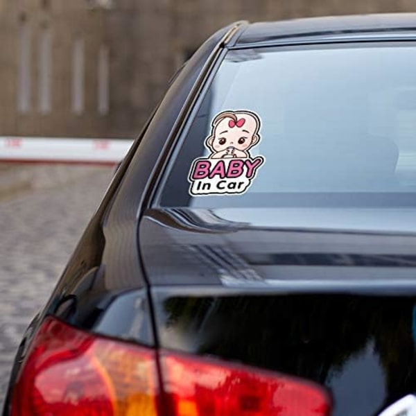 2 Pakkaa Vauva Autossa Tarroja ja Tarroja (Tyttöjen Tyyli) Tytöille
