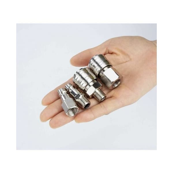 10 stycken kompressor snabbkoppling 1/4\" BSP pneumatisk luftkoppling