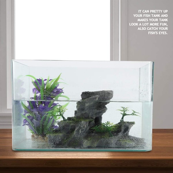 Akvarium Ornament, Simulert Harpiksbergformig Hule Fiskedam