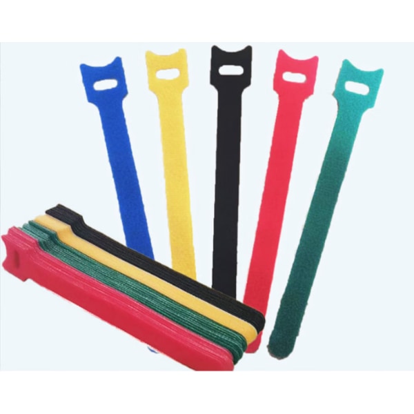 40 st 15 cm 4 Färger Återanvändbara Kabelband Fästning Nylon Mikrofiber
