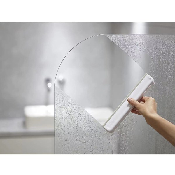1 styck vit badrumsskrapa vattenavvisare torkar glas