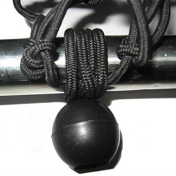 10 stycken gummiband med boll svart - Expander slyngor gummi