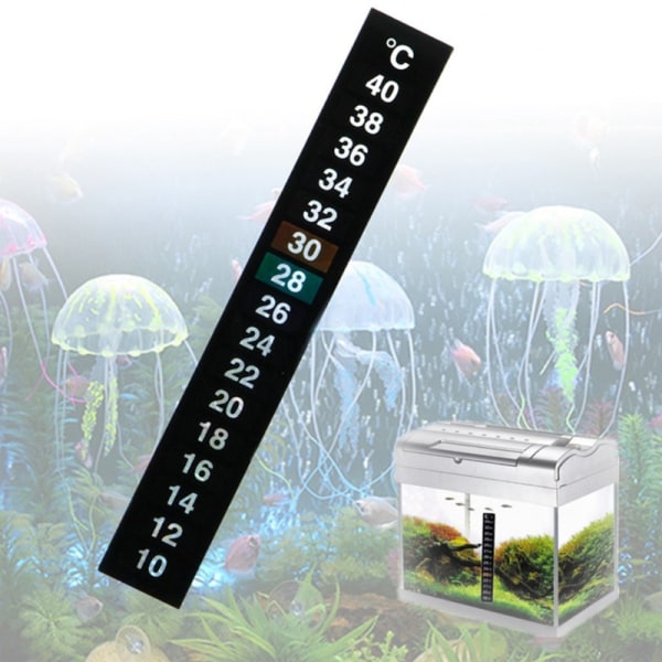 3 stycken akvariefisktanks termometer klistermärke temperatur