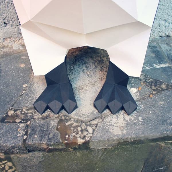 1 st Pinguin, DIY Papperskonst-kit, papperspinguin, Dekoration, Hem