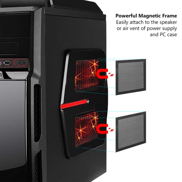 Støvfilter anti-støv Mesh deksel hjem chassis datamaskin chassis