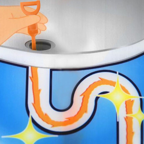 Avloppsrensare för Hår, 4-pack Avloppsslang Utrustning/Borrtyp