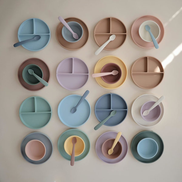 Silikon Sugerkopptallerken - BPA-fri - Tilbehør for baby