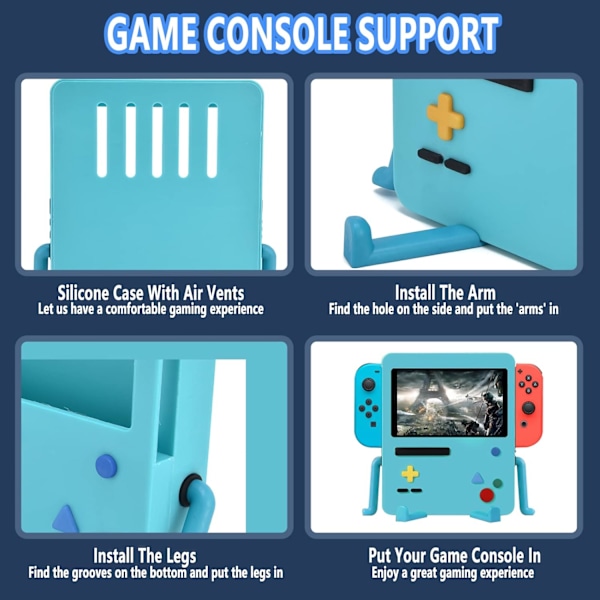 Söt tecknad Switch-spelhårdfodral Skydd för Switch-konsolkontroll Spelkonsolöverdrag Skyddande fodral