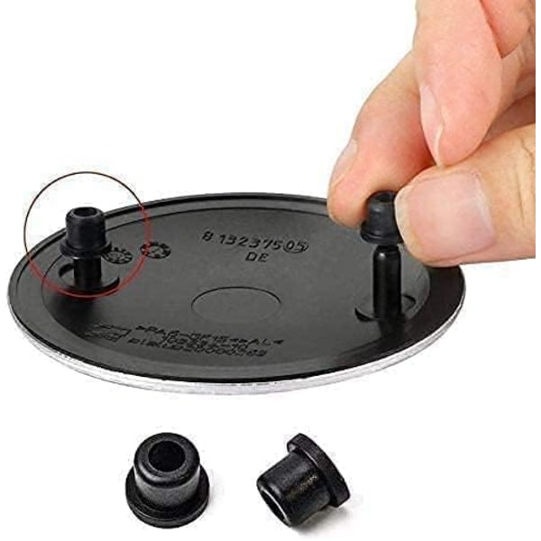 2 kpl Auton Embleemit 82 mm + 74 mm, Konepellin Embleemin Vaihto