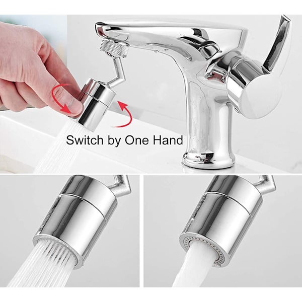 Dubbelfunktionell Honfäste Aerator, 1,8 GPM Extra Bred Vinkel