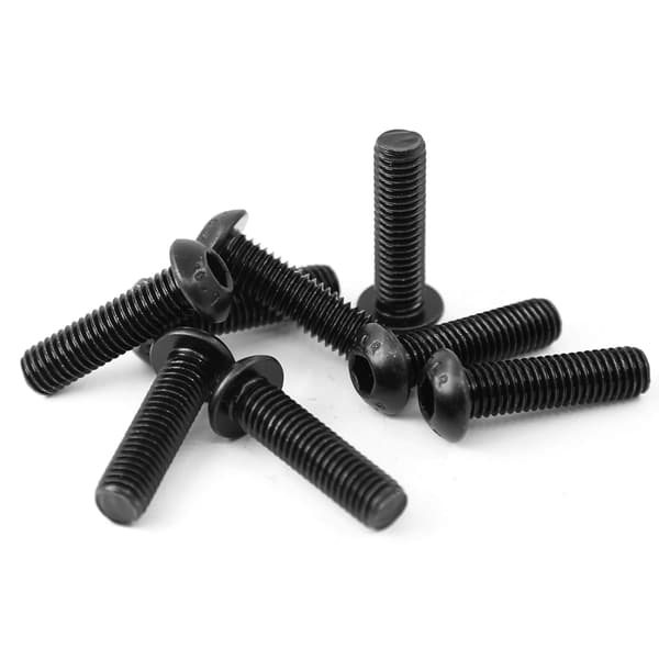 M8 x 45mm 30 STK Knapp Hode Skrue Hode Bolt Full
