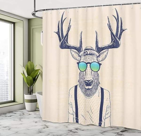 Duschdraperi (180cm*180cm Renväxter), Funky Fresh Fun